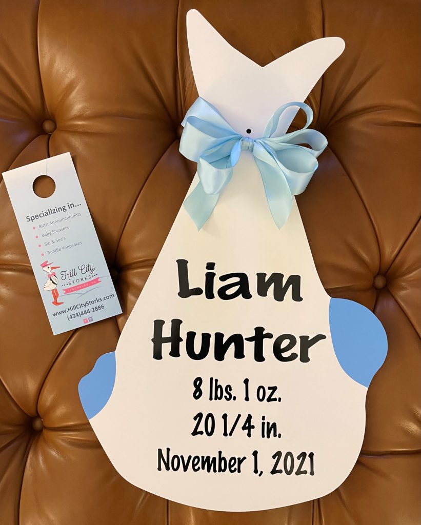 LYNCHBURG, VA BIRTH ANNOUNCEMENT: WELCOME HOME LIAM!