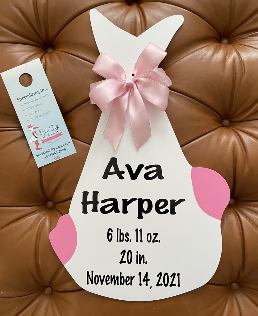 LYNCHBURG, VA BIRTH ANNOUNCEMENT: WELCOME HOME AVA!